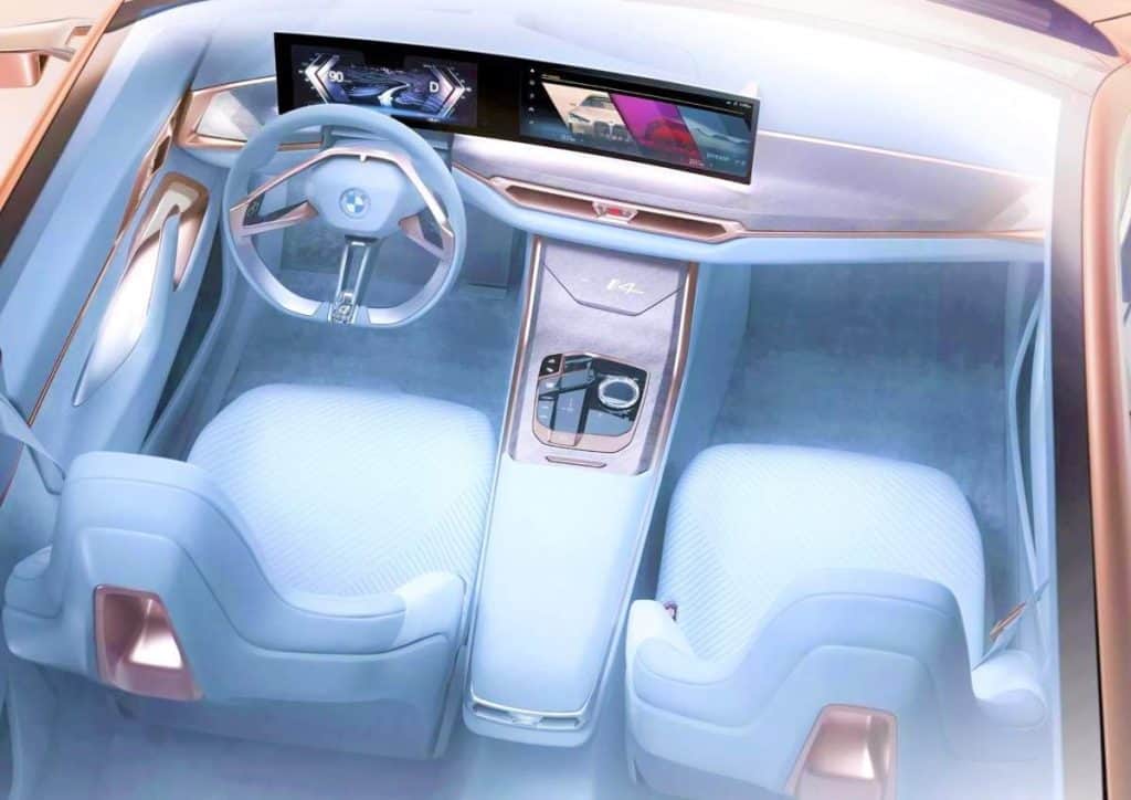 BMW i4 interior features