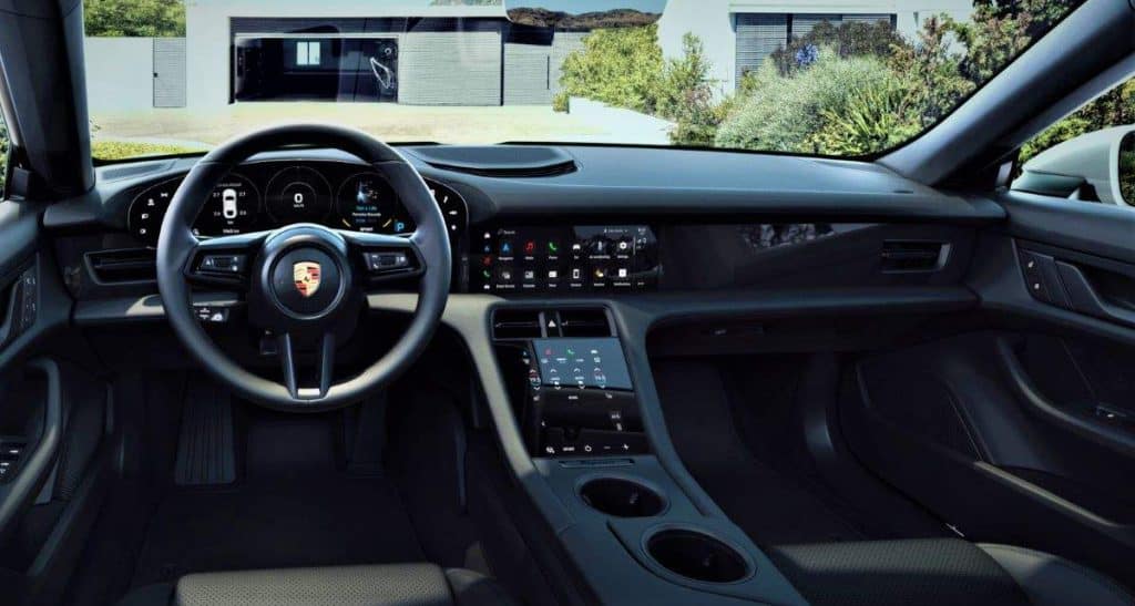porsche Taycan interior, Taycan turbo and turbo s are the power cars you can buy, in our Fast Electric Cars reviews 2023 you will find all electric cars and new cars to buy.