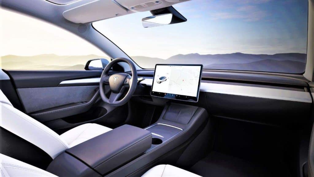 Tesla Model 3 features tesla model 3 interior