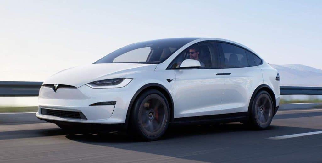 The Model X, the first SUV from Tesla,
fastelectriccars
