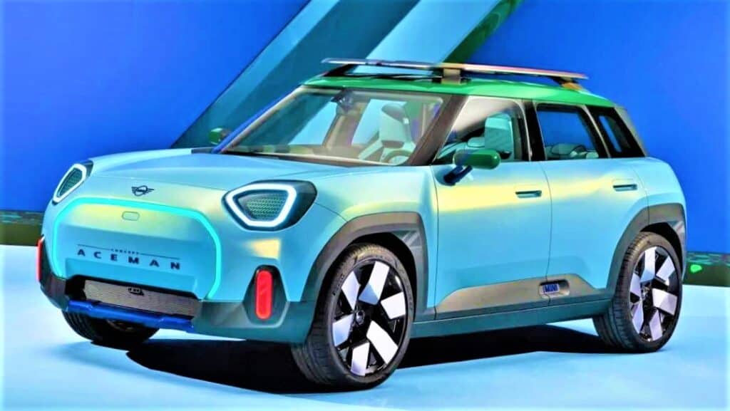 fast electric cars, The 2024 MINI Aceman concept new vehicle will be in the market as soon as possible.